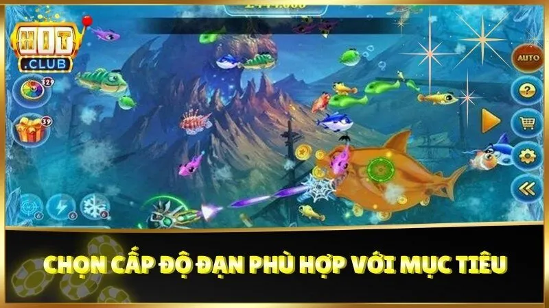 Chọn cấp độ đạn phù hợp với mục tiêu